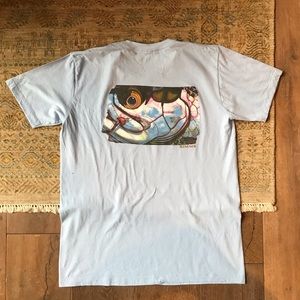 simms Shirts - Simms T Shirt (Light Blue, Large) simms Shirts - Simms T Shirt (Light Blue, Large)